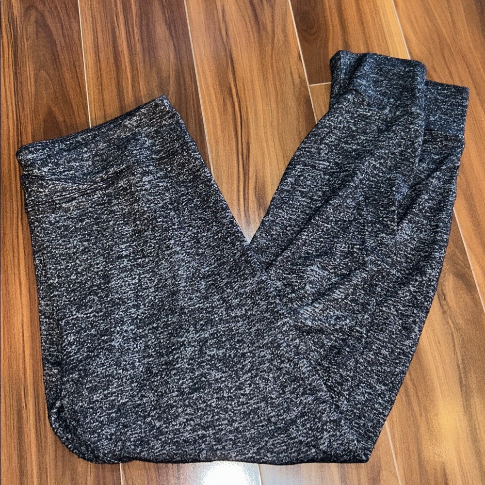 Medium Cuddl Duds softknit stretchy grey pajama pants
